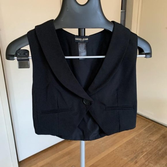Guess Tops - Guess Jeans Cropped Vest